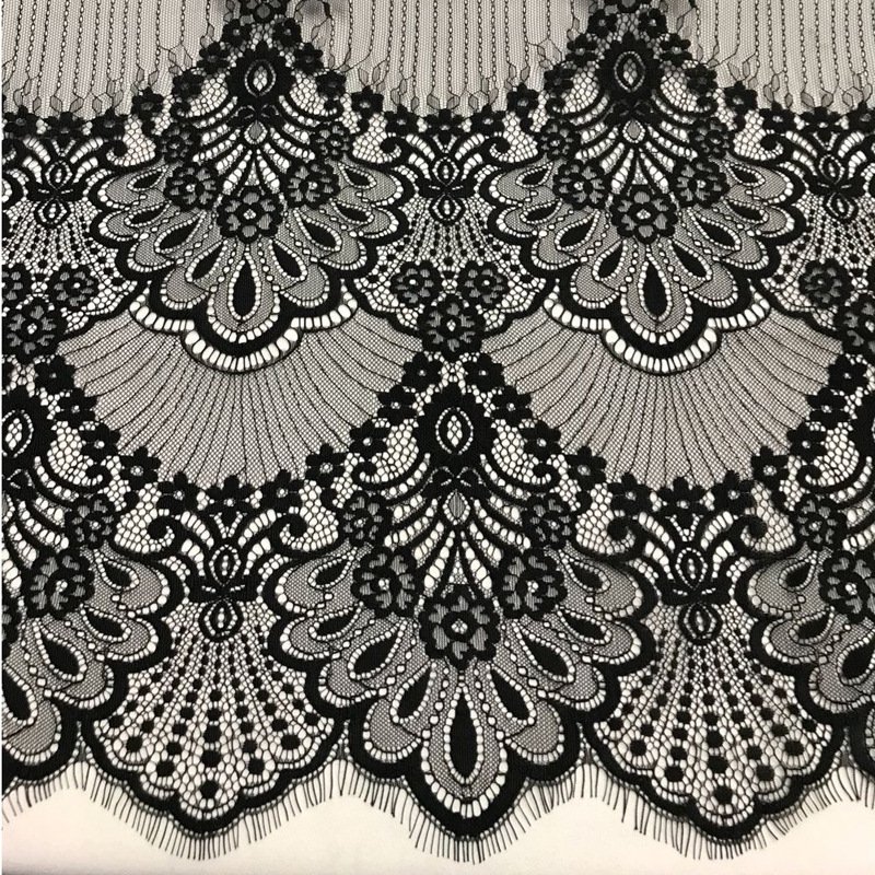 Lace Fabric Placement Floral Eyelash for Women's Wear Wholesale Suppli 30